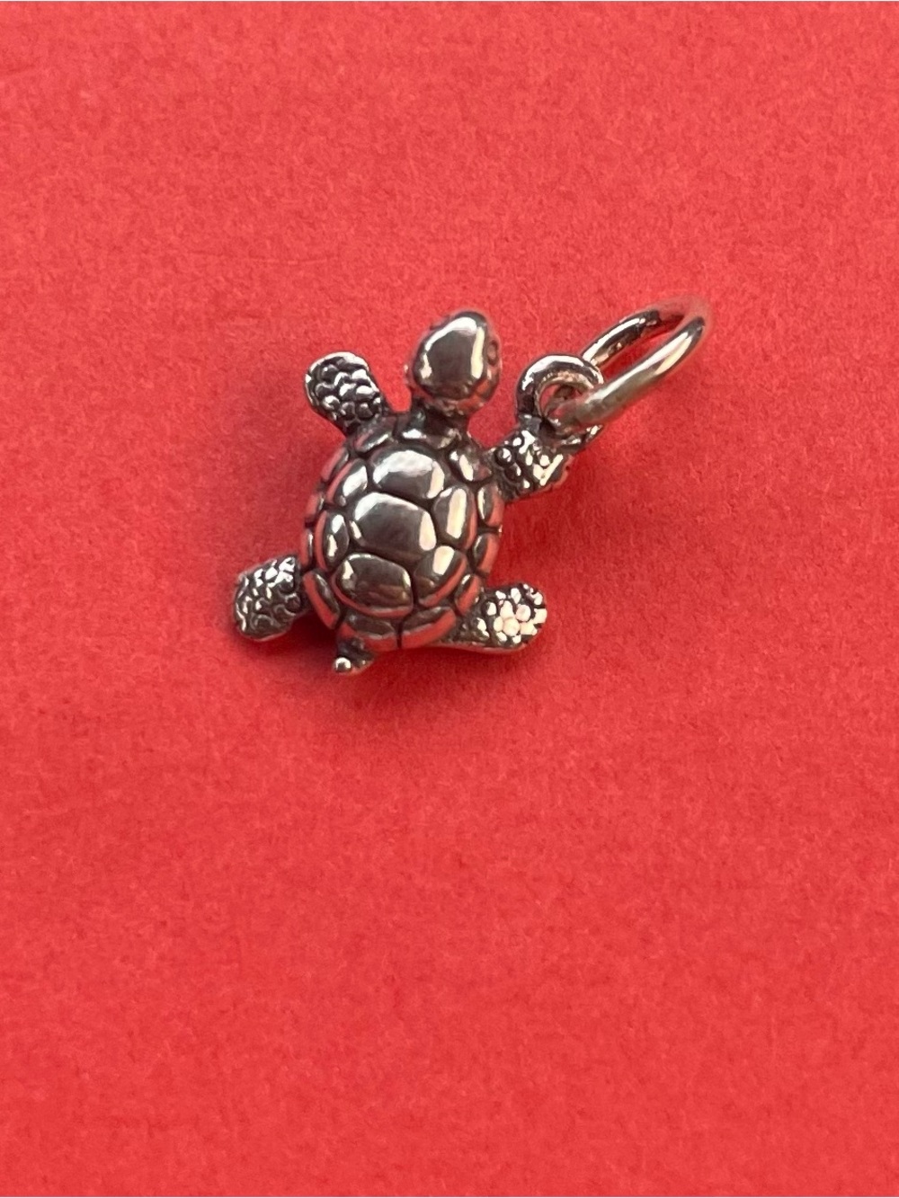 James Avery Silver Turtle Charm - Polished Sterling Silver